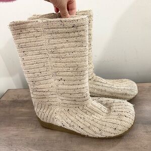 Rocketdog knit boots winter size 9 winter boots ivory outdoors